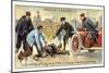 The Drunkard Does Not Know What He Is Doing and Exposes Himself to the Risk of Serious Accidents-null-Mounted Giclee Print