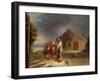 The Drunkard's Plight, 1845 (Oil on Canvas)-Robert Scott Duncanson-Framed Giclee Print