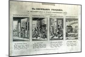 The Drunkard's Progress, 1826-John Warner Barber-Mounted Giclee Print