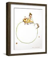 The Drunkard-Antoine de Saint-Exupéry-Framed Art Print