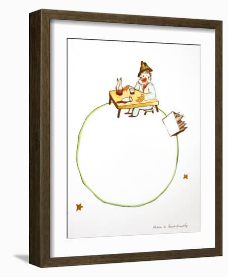 The Drunkard-Antoine de Saint-Exupéry-Framed Art Print