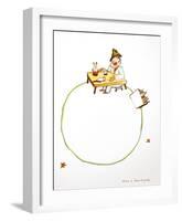 The Drunkard-Antoine de Saint-Exupéry-Framed Art Print