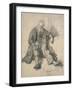 The Drunken Lot-Rembrandt van Rijn-Framed Giclee Print