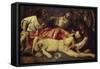 The Drunken Noah-Giovanni Bellini-Framed Stretched Canvas