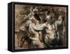 The Drunken Silenus-Honore Daumier-Framed Stretched Canvas