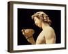 The Drunkenness of Bacchus, Detail of His Head, Sculpture by Michelangelo Buonarroti-Michelangelo Buonarroti-Framed Giclee Print