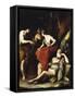 The Drunkenness of Noah-Luca Giordano-Framed Stretched Canvas