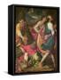 The Drunkenness of Noah-Camillo Procaccini-Framed Stretched Canvas