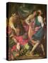 The Drunkenness of Noah-Camillo Procaccini-Stretched Canvas