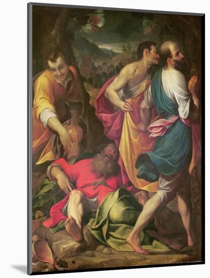 The Drunkenness of Noah-Camillo Procaccini-Mounted Giclee Print