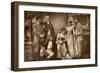 The Drury Lane Company in a Run of Luck, at the Drury Lane Theatre, London, 1886-Barraud-Framed Photographic Print