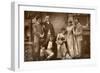 The Drury Lane Company in a Run of Luck, at the Drury Lane Theatre, London, 1886-Barraud-Framed Photographic Print