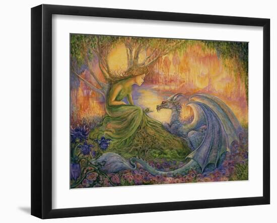 The Dryad and The Dragon-Josephine Wall-Framed Giclee Print