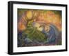The Dryad and The Dragon-Josephine Wall-Framed Giclee Print