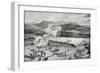 The Dublin Fusiliers Attempt to Ford the Tugela River During the Battle of Colenso-Louis Creswicke-Framed Giclee Print