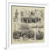 The Dublin Police Strike-null-Framed Giclee Print