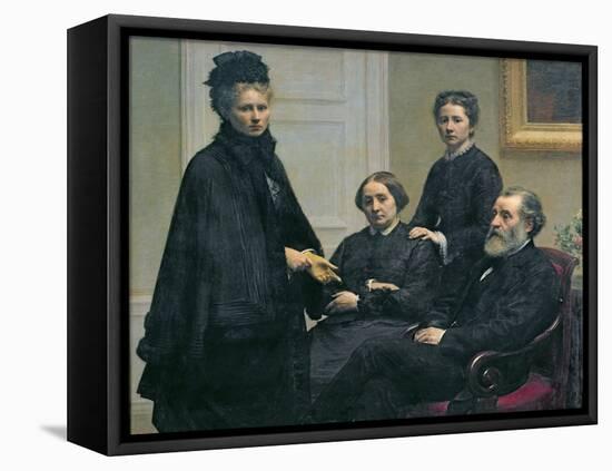 The Dubourg Family, 1878-Henri Fantin-Latour-Framed Stretched Canvas