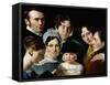 The Dubufe Family in 1820-Claude-Marie Dubufe-Framed Stretched Canvas