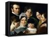 The Dubufe Family-Claude Marie Paul Dubufe-Framed Stretched Canvas