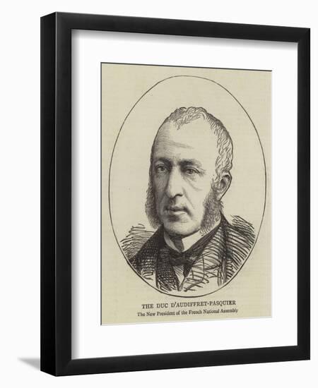 The Duc D'Audiffret-Pasquier-null-Framed Giclee Print