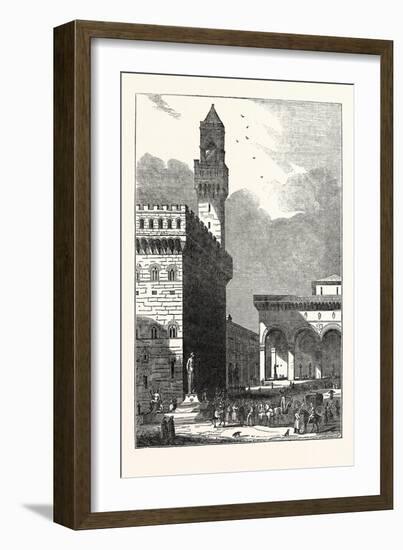 The Ducal Palace, Florence Italy-null-Framed Giclee Print