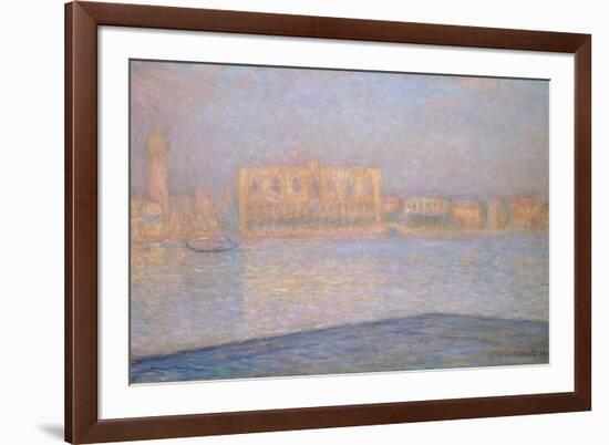 The Ducal Palace from San Giorgio, 1908-Claude Monet-Framed Giclee Print