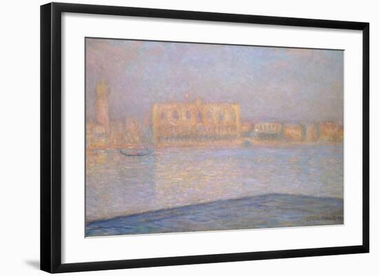 The Ducal Palace from San Giorgio, 1908-Claude Monet-Framed Giclee Print