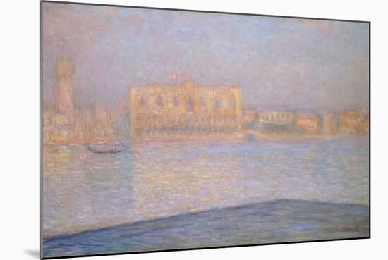 The Ducal Palace from San Giorgio, 1908-Claude Monet-Mounted Giclee Print