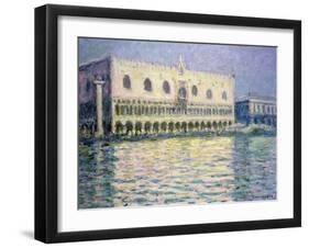 The Ducal Palace, Venice, 1908-Claude Monet-Framed Giclee Print