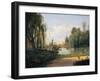 The Ducal Park of Colorno with a View of the Pond-null-Framed Giclee Print