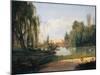 The Ducal Park of Colorno with a View of the Pond-null-Mounted Giclee Print