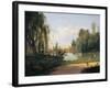 The Ducal Park of Colorno with a View of the Pond-null-Framed Giclee Print