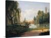 The Ducal Park of Colorno with a View of the Pond-null-Stretched Canvas