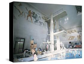 The Duce Pool, Rome, Lazio, Italy-Oliviero Olivieri-Stretched Canvas