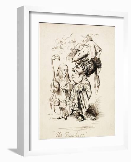 The Duchess, C.1865-John Tenniel-Framed Giclee Print