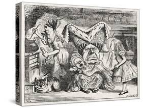 The Duchess Nursing a-John Tenniel-Stretched Canvas