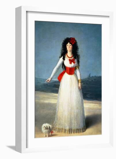 The Duchess of Alba, 1795-Francisco de Goya-Framed Giclee Print