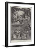 The Duchess of Coolgardie, the New Drama at Drury Lane Theatre-null-Framed Premium Giclee Print