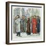 The Duchess of Gloucester does penance, 1441 (1864)-James William Edmund Doyle-Framed Giclee Print