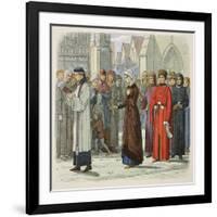 The Duchess of Gloucester Does Penance-James William Edmund Doyle-Framed Giclee Print