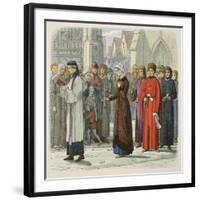 The Duchess of Gloucester Does Penance-James William Edmund Doyle-Framed Giclee Print