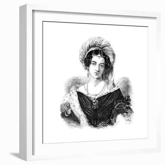 The Duchess of Kent, Marie Victoria, (1786-186), 1900-null-Framed Giclee Print