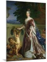 The Duchess of Maine (1676-1753)-Francois de Troy-Mounted Giclee Print