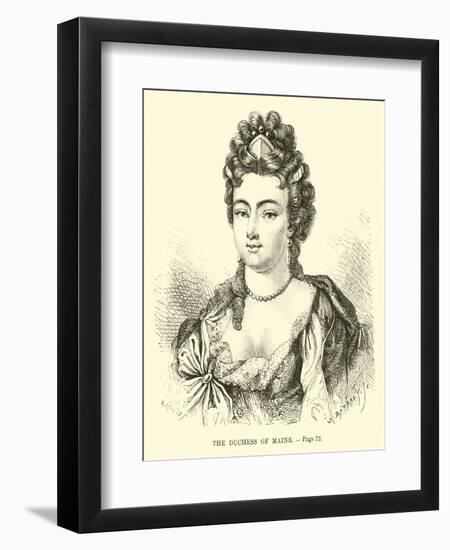 The Duchess of Maine-null-Framed Giclee Print