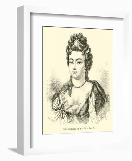 The Duchess of Maine-null-Framed Giclee Print