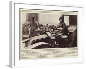 The Duchess of Marlborough's Lady Chauffeur-null-Framed Photographic Print