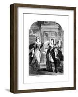 The Duchess of Marlborough Upbraiding Queen Anne (1665-171) and Mrs Masham-Pearson-Framed Giclee Print
