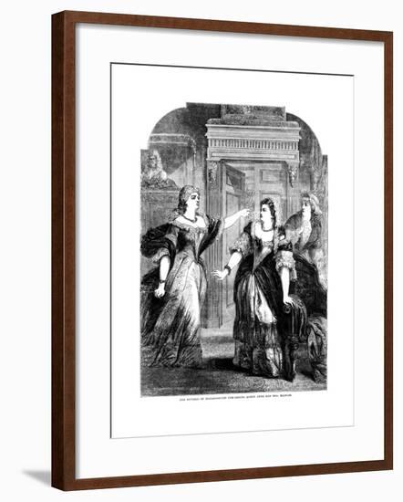 The Duchess of Marlborough Upbraiding Queen Anne (1665-171) and Mrs Masham-Pearson-Framed Giclee Print