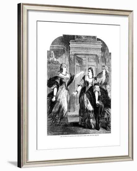 The Duchess of Marlborough Upbraiding Queen Anne (1665-171) and Mrs Masham-Pearson-Framed Giclee Print