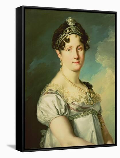 The Duchess of San Carlos-Vicente Lopez y Portana-Framed Stretched Canvas